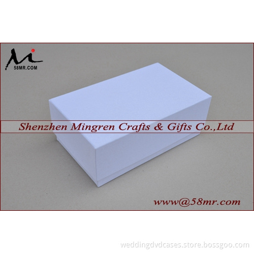 Nice Wedding Fabric Linen Cardboard Photo Storage Gift Box Packaging